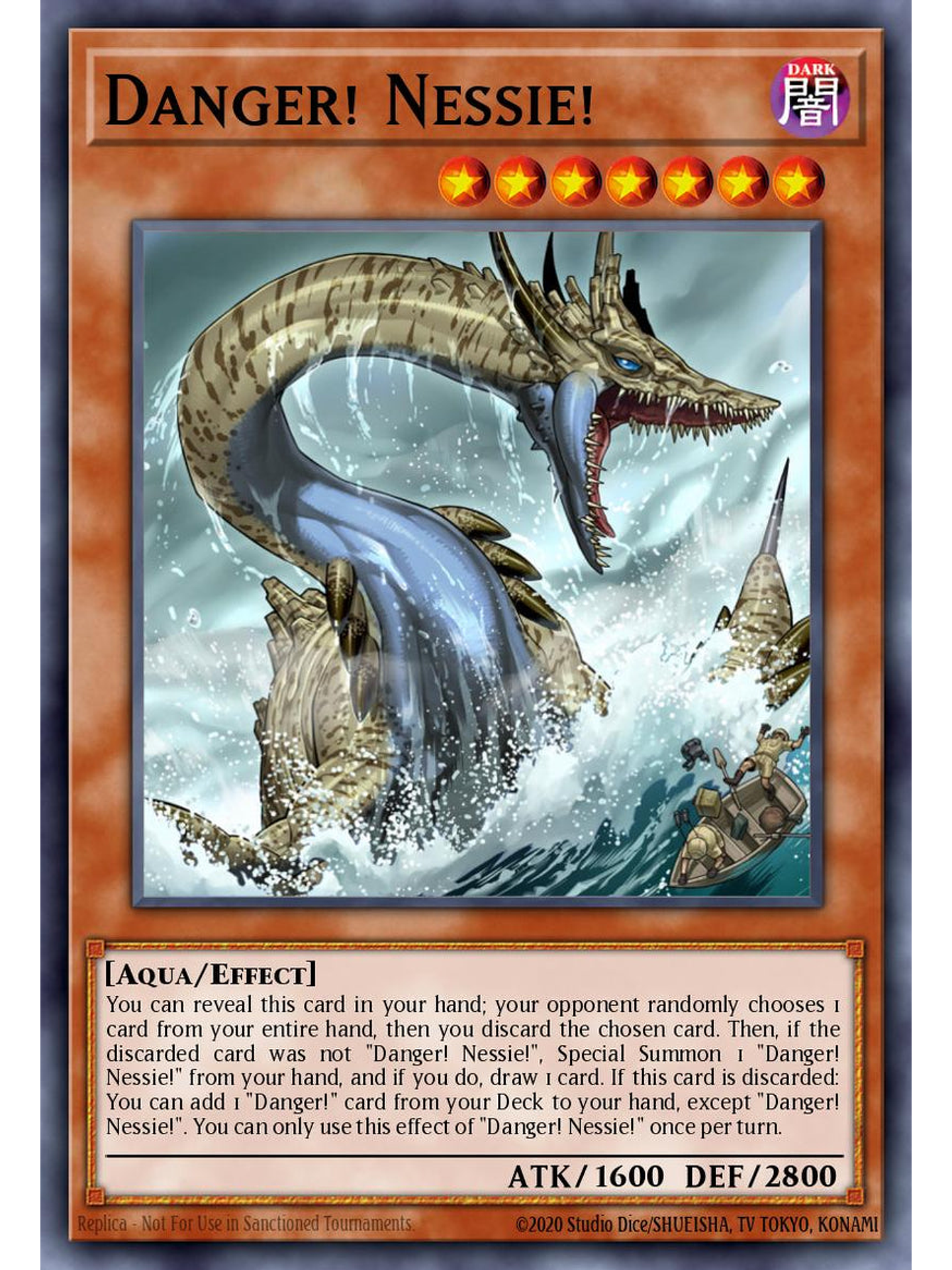 Danger! Nessie! - RA05-EN012 - Platinum Secret Rare 1st Edition 1