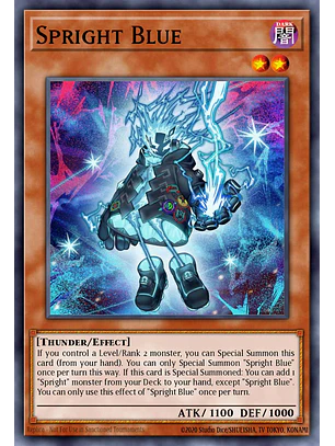 Spright Blue - RA05-EN021 - Platinum Secret Rare 1st Edition