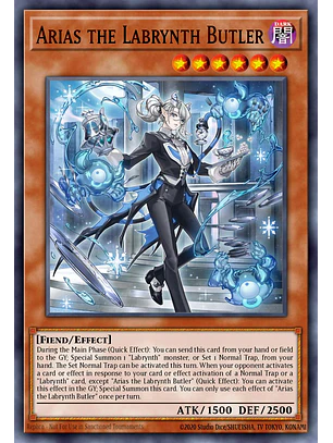 Arias the Labrynth Butler - RA05-EN028 - Platinum Secret Rare 1st Edition