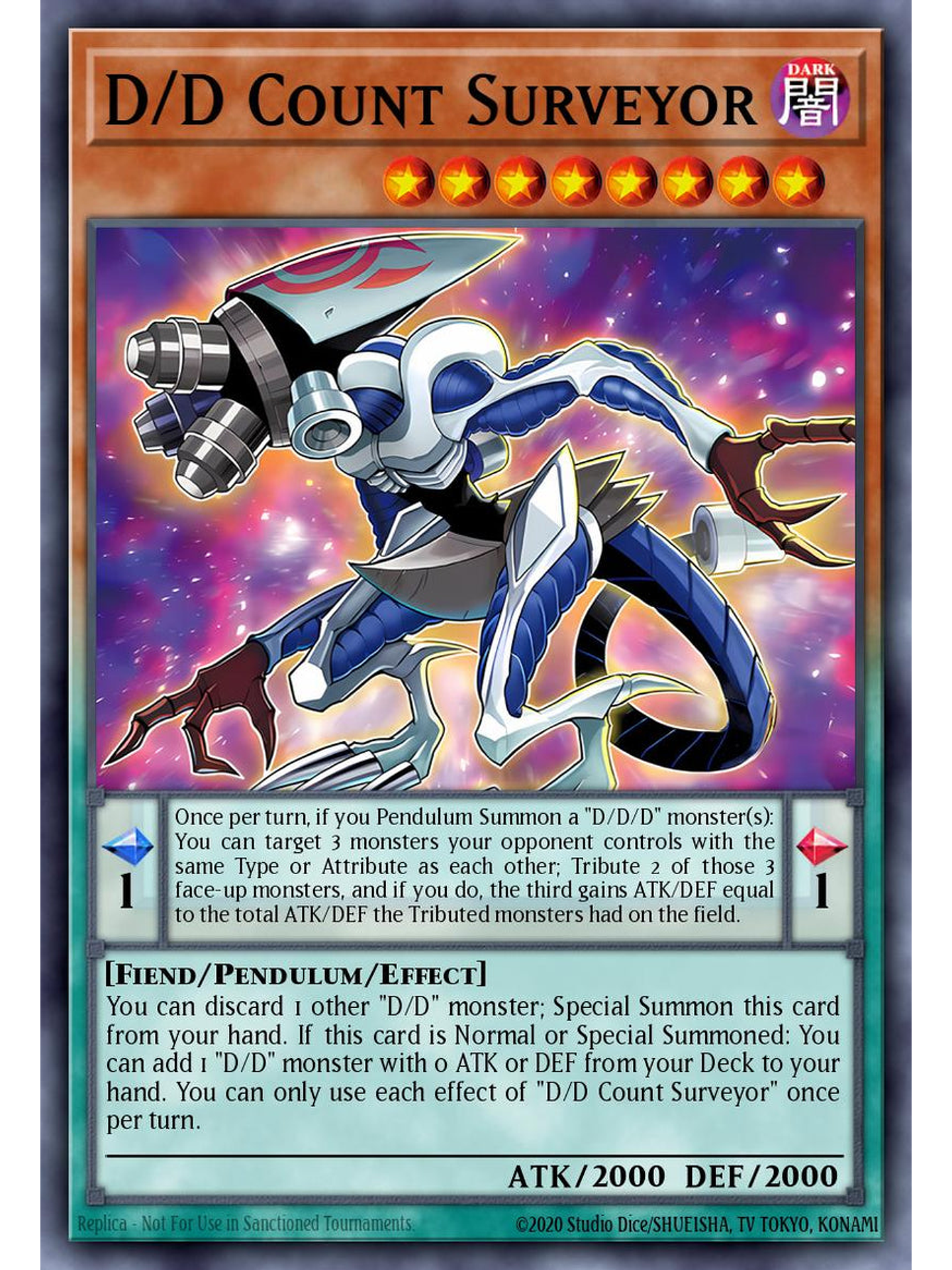 D/D Count Surveyor - RA05-EN034 - Platinum Secret Rare 1st Edition 1