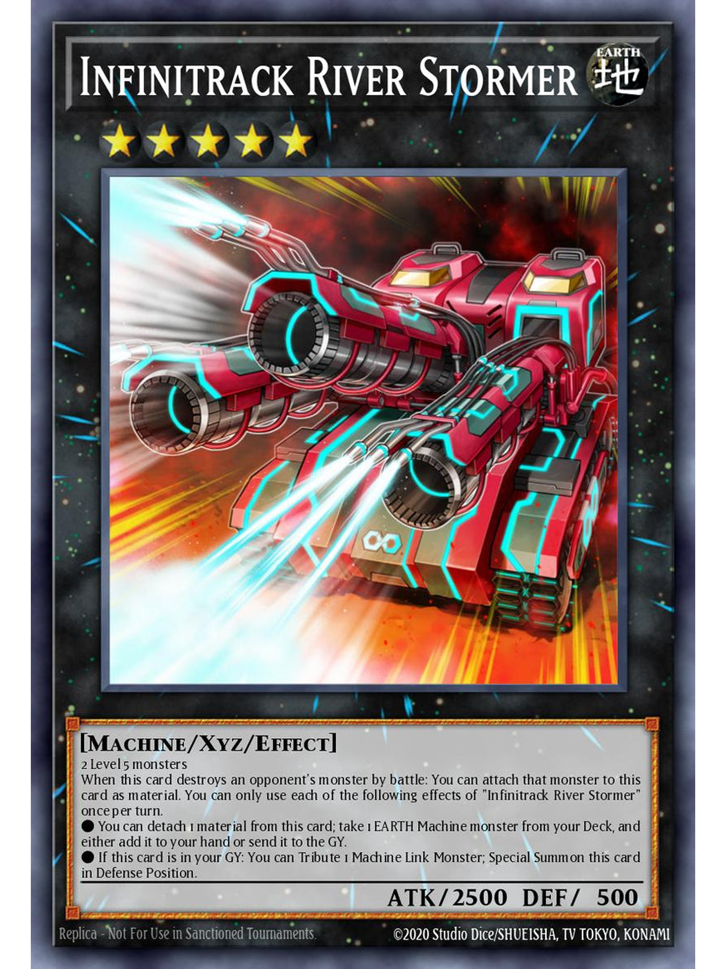 Infinitrack River Stormer - RA05-EN049 - Platinum Secret Rare 1st Edition 1