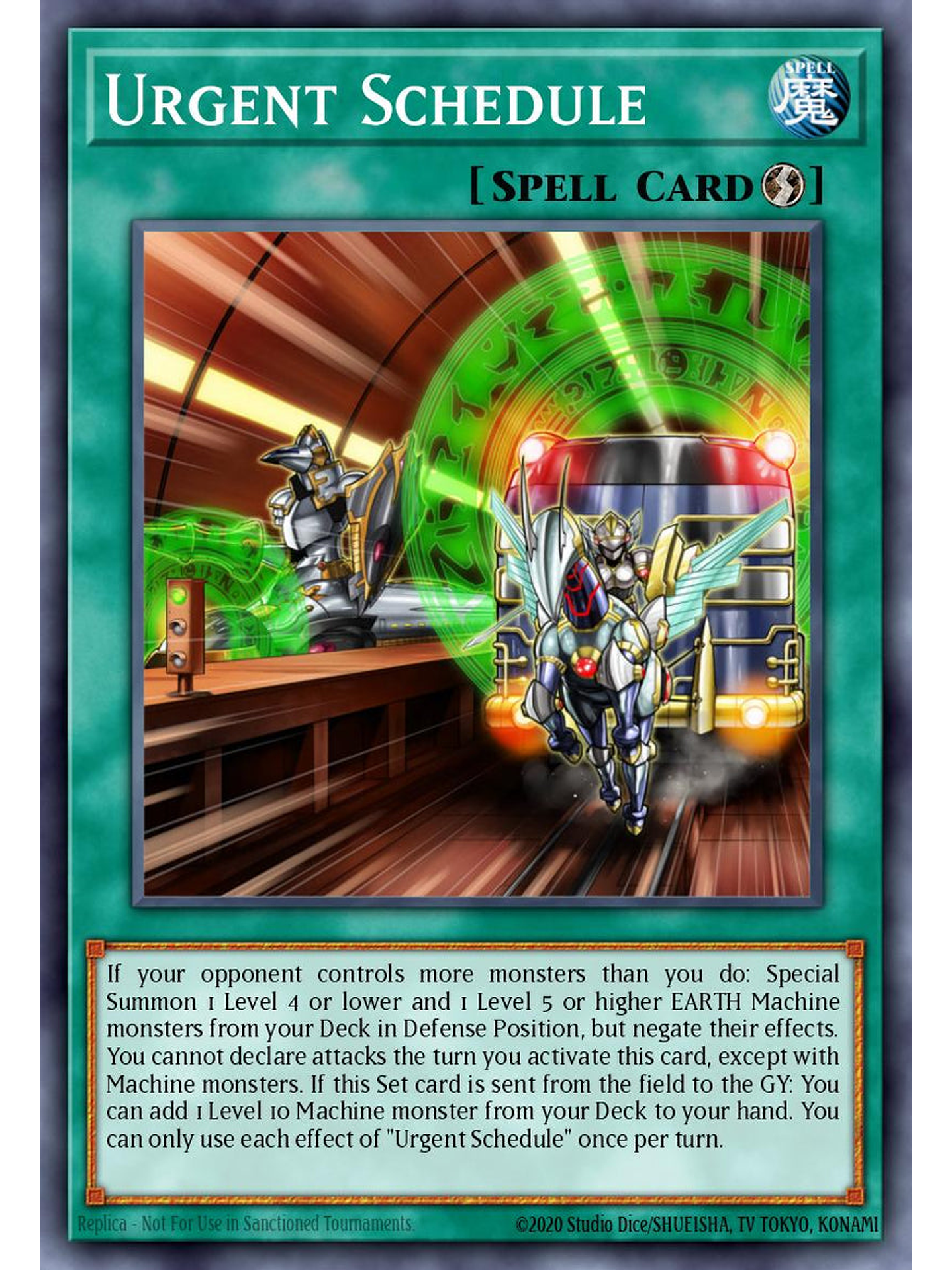 Urgent Schedule - RA05-EN064 - Platinum Secret Rare 1st Edition 1