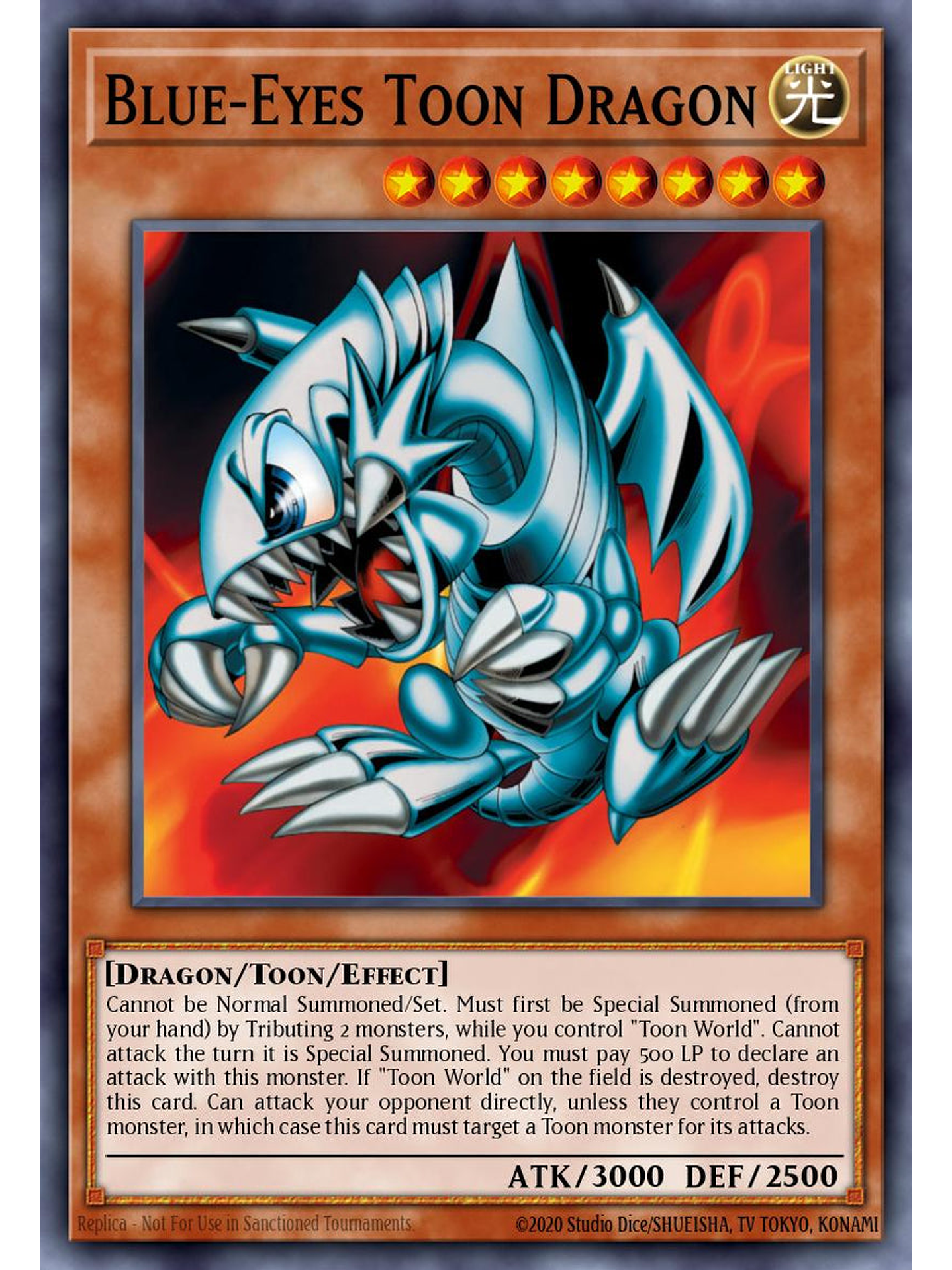 Blue-Eyes Toon Dragon - RA05-EN003 - Starlight Rare 1st Edition 1