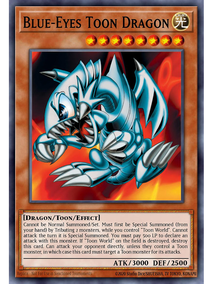 Blue-Eyes Toon Dragon - RA05-EN003 - Starlight Rare 1st Edition 1