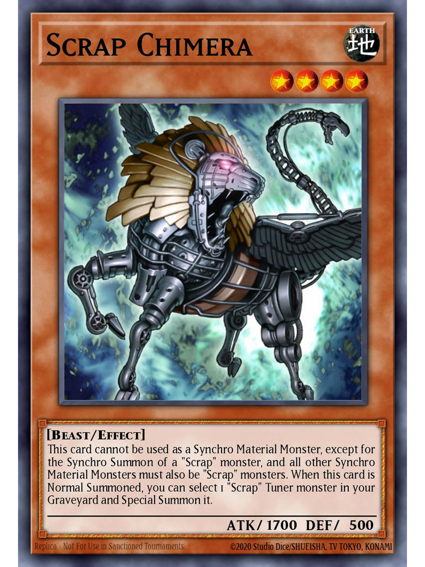 Scrap Chimera - RA05-EN005 - Starlight Rare 1st Edition 1