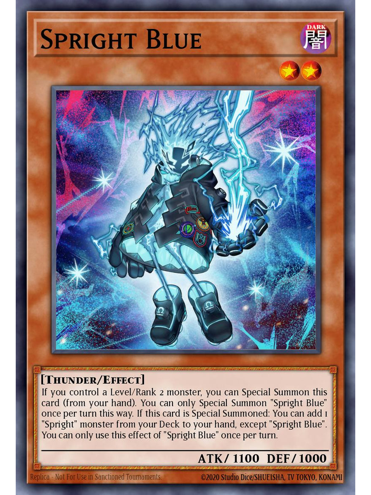 Spright Blue - RA05-EN021 - Starlight Rare 1st Edition 1