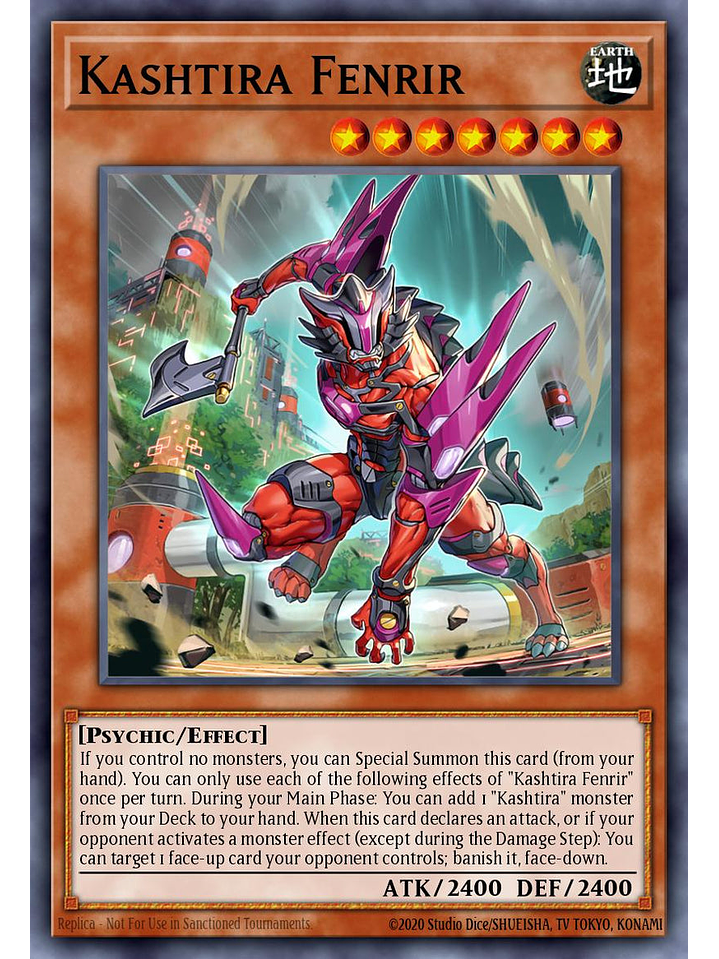 Kashtira Fenrir - RA05-EN024 - Starlight Rare 1st Edition 1