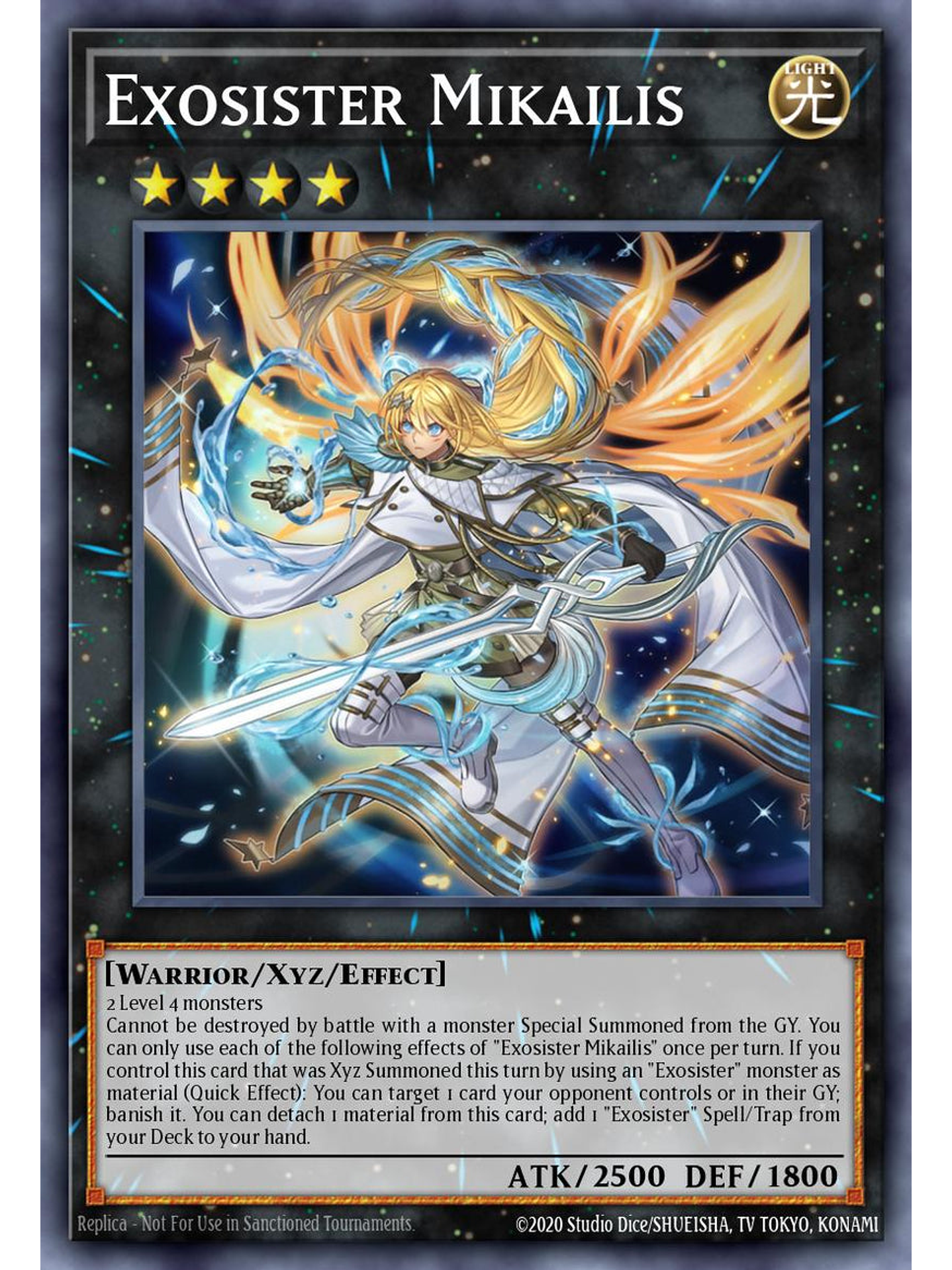 Exosister Mikailis - RA05-EN050 - Starlight Rare 1st Edition 1