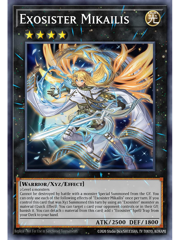 Exosister Mikailis - RA05-EN050 - Starlight Rare 1st Edition 1