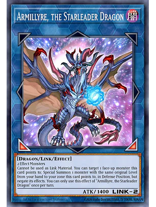 Armillyre, the Starleader Dragon - RA05-EN055 - Starlight Rare 1st Edition