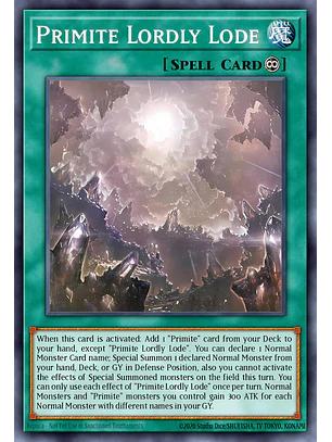 Primite Lordly Lode - RA05-EN072 - Starlight Rare 1st Edition