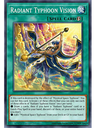 Radiant Typhoon Vision - RA05-EN075 - Starlight Rare 1st Edition