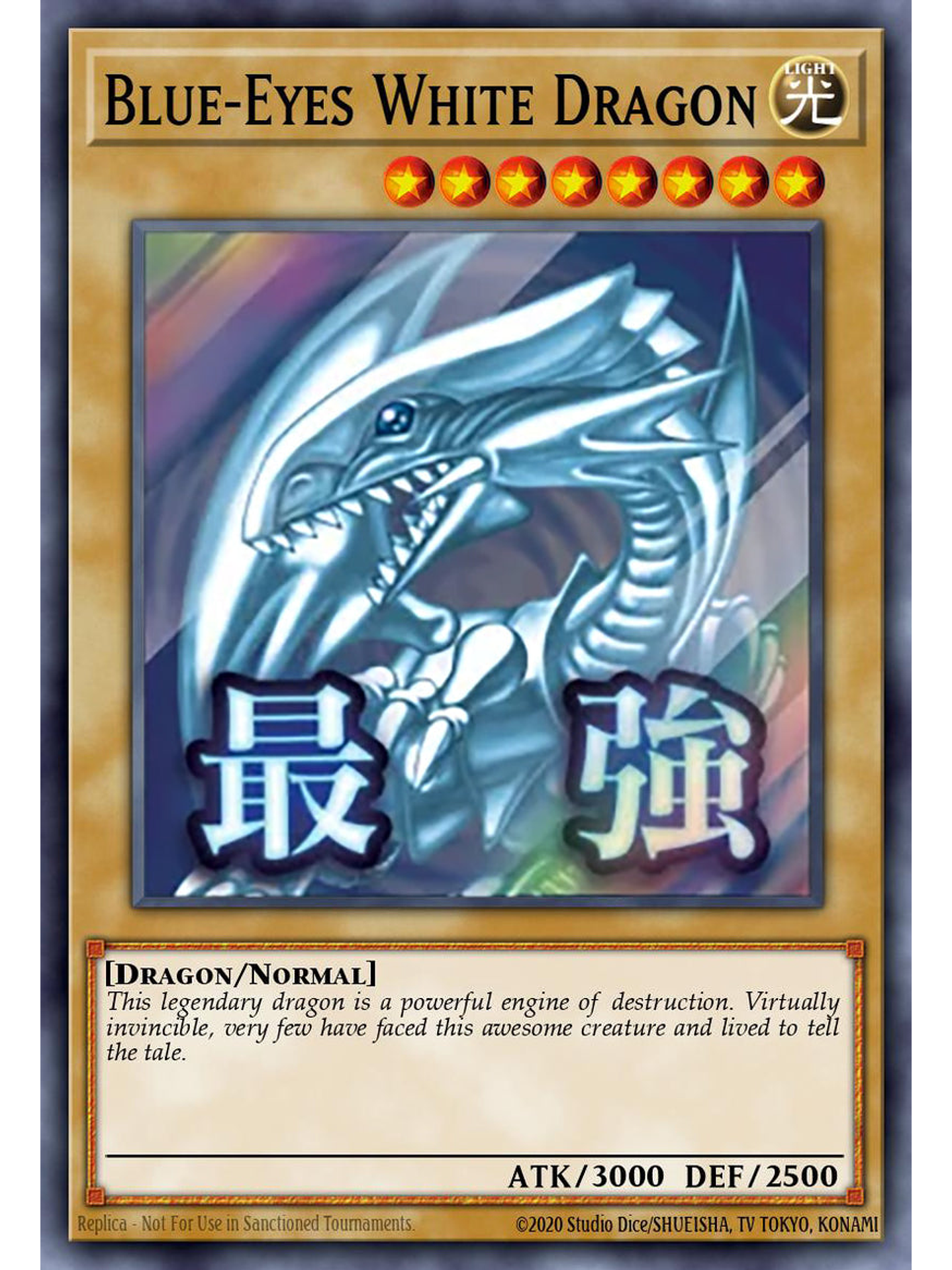 Blue-Eyes White Dragon - RA05-EN085 - Starlight Rare 1st Edition 1