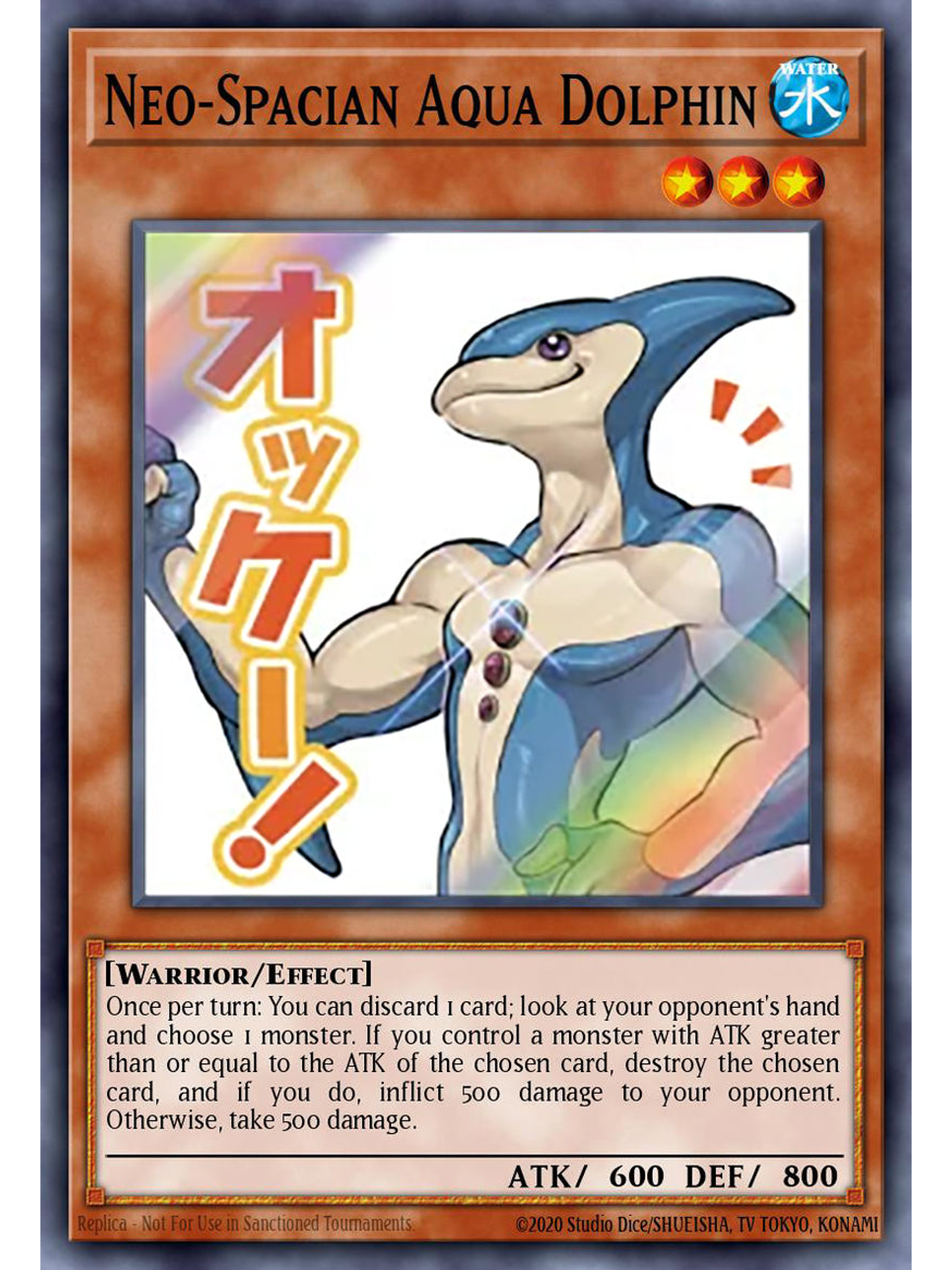 Neo-Spacian Aqua Dolphin - RA05-EN088 - Starlight Rare 1st Edition 1