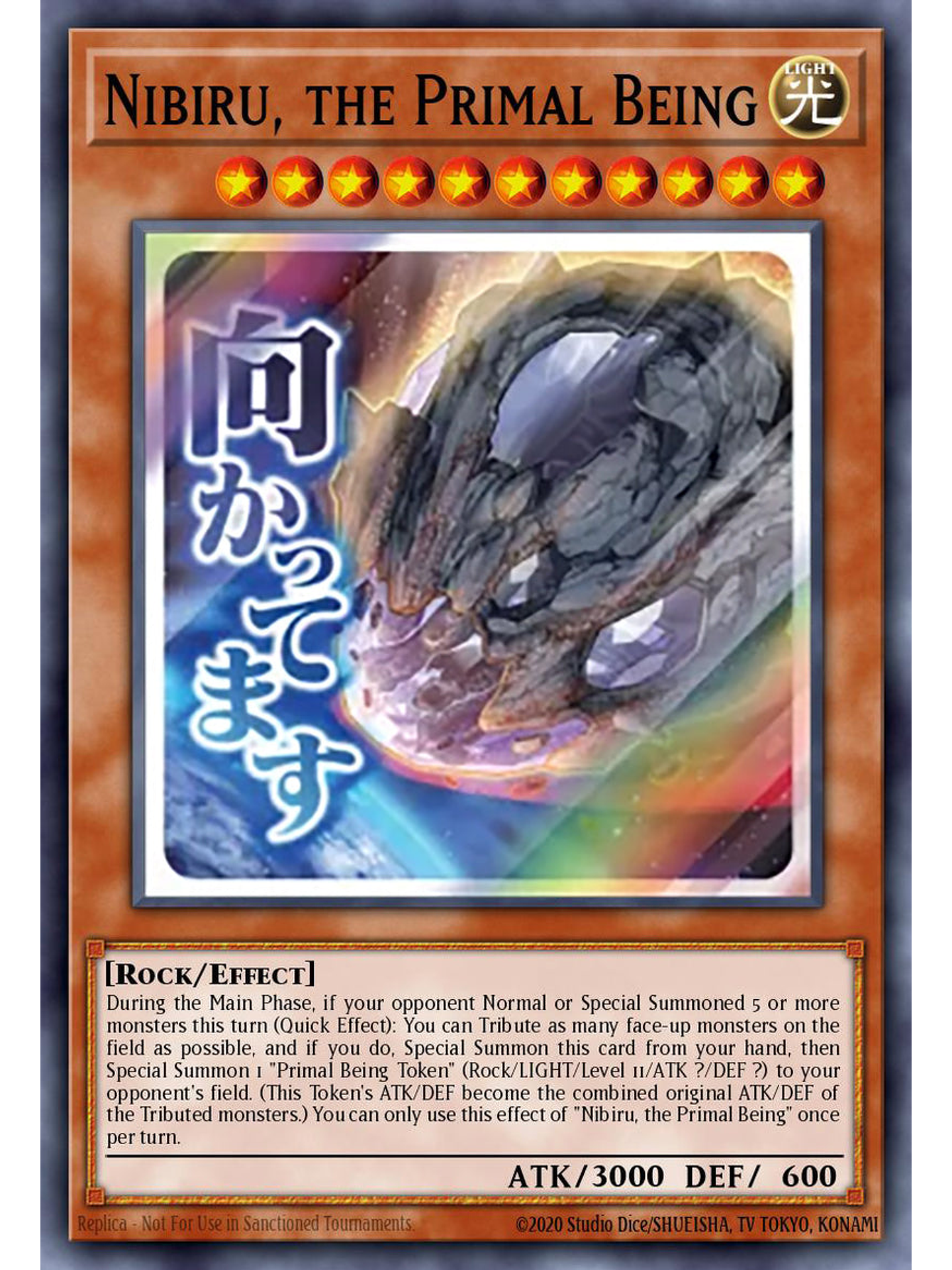 Nibiru, the Primal Being - RA05-EN094 - Starlight Rare 1st Edition 1