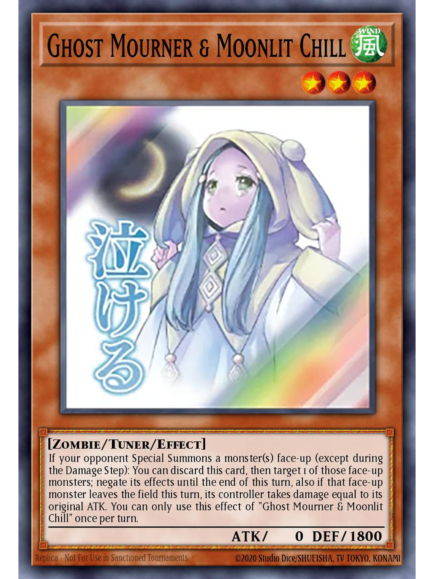 Ghost Mourner & Moonlit Chill - RA05-EN096 - Starlight Rare 1st Edition 1