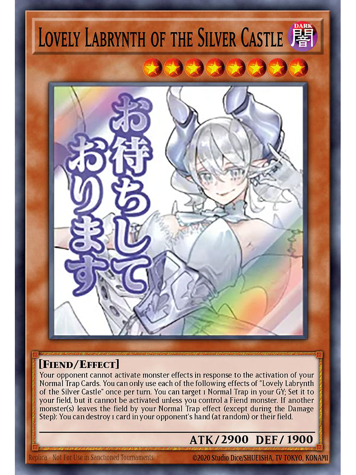 Lovely Labrynth of the Silver Castle - RA05-EN099 - Starlight Rare 1st Edition 1