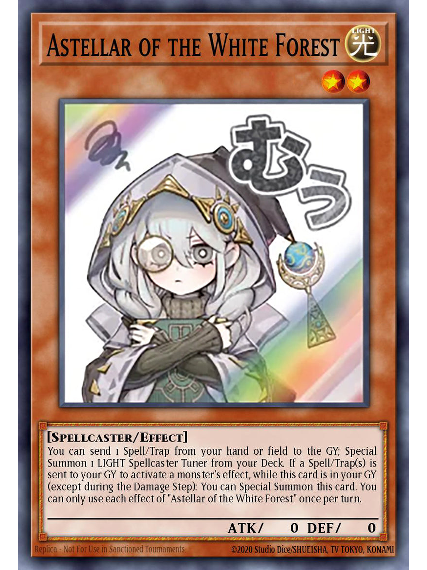 Astellar of the White Forest - RA05-EN100 - Starlight Rare 1st Edition 1