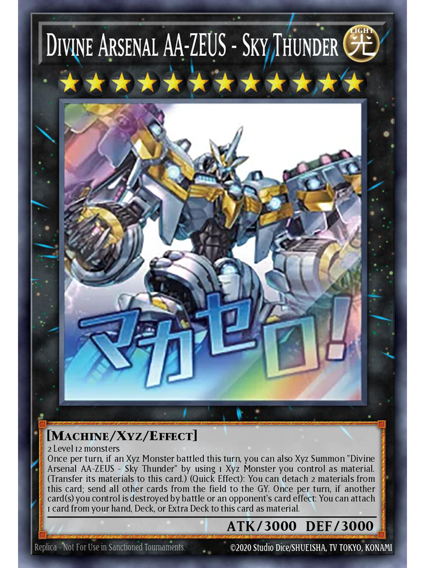 Divine Arsenal AA-ZEUS - Sky Thunder - RA05-EN103 - Starlight Rare 1st Edition 1