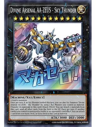 Divine Arsenal AA-ZEUS - Sky Thunder - RA05-EN103 - Starlight Rare 1st Edition