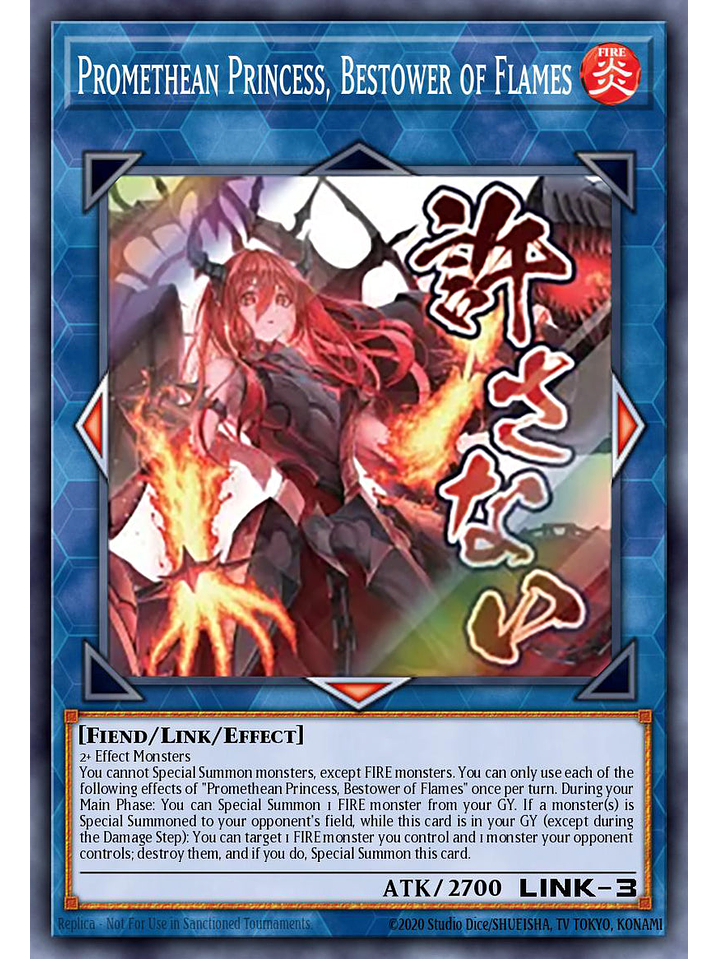 Promethean Princess, Bestower of Flames - RA05-EN107 - Starlight Rare 1st Edition 1