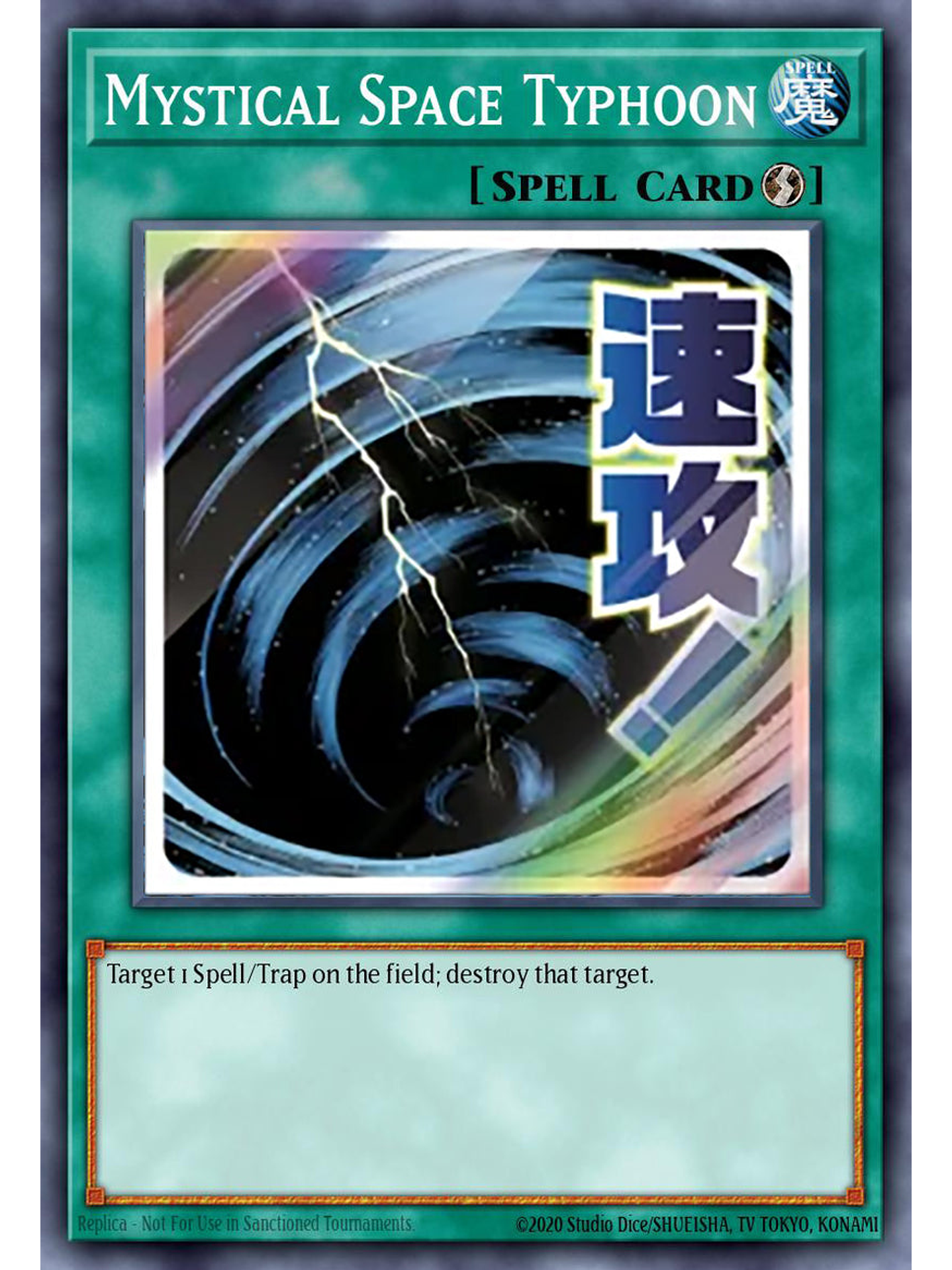 Mystical Space Typhoon - RA05-EN112 - Starlight Rare 1st Edition 1