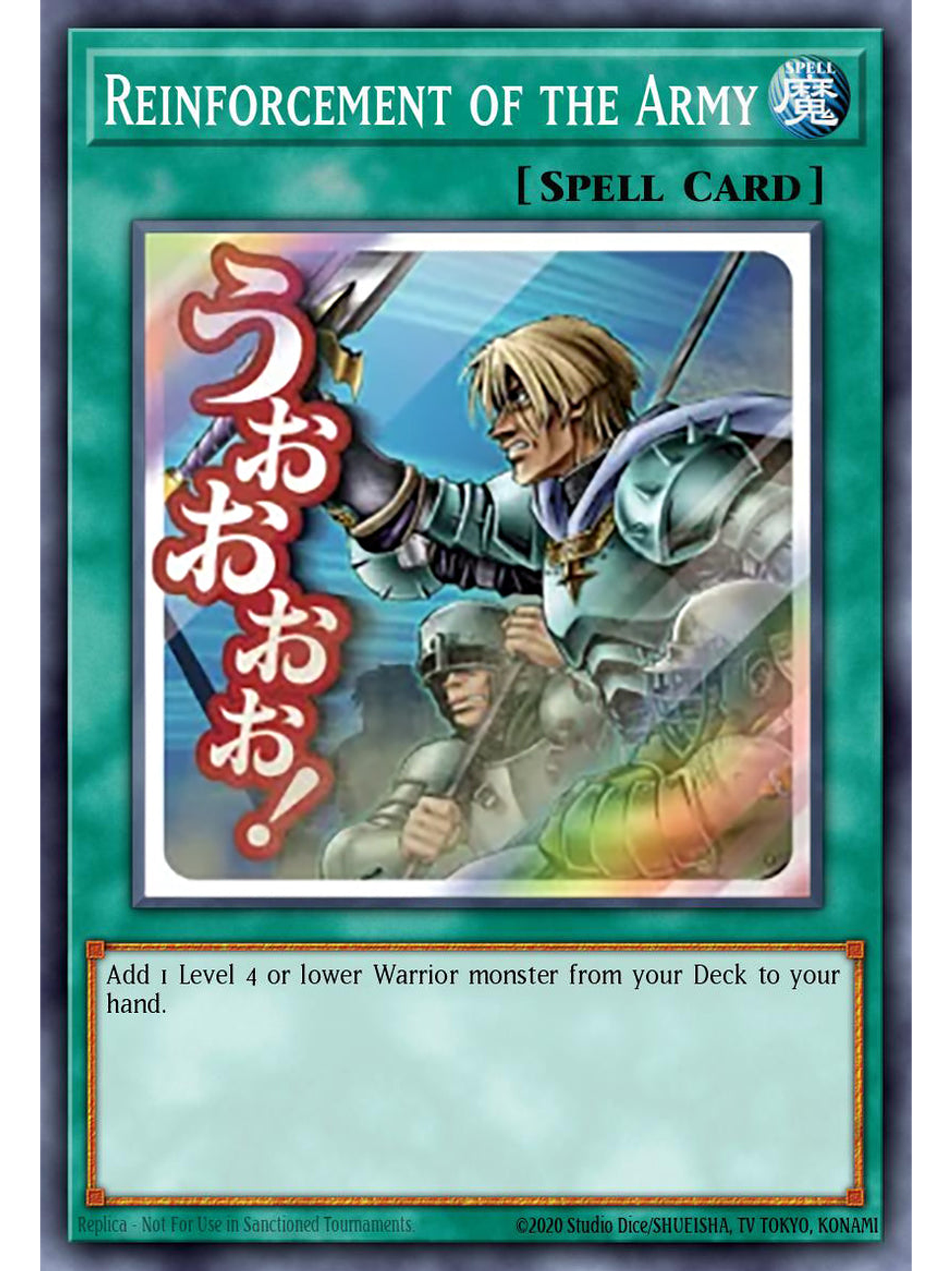 Reinforcement of the Army - RA05-EN113 - Starlight Rare 1st Edition 1