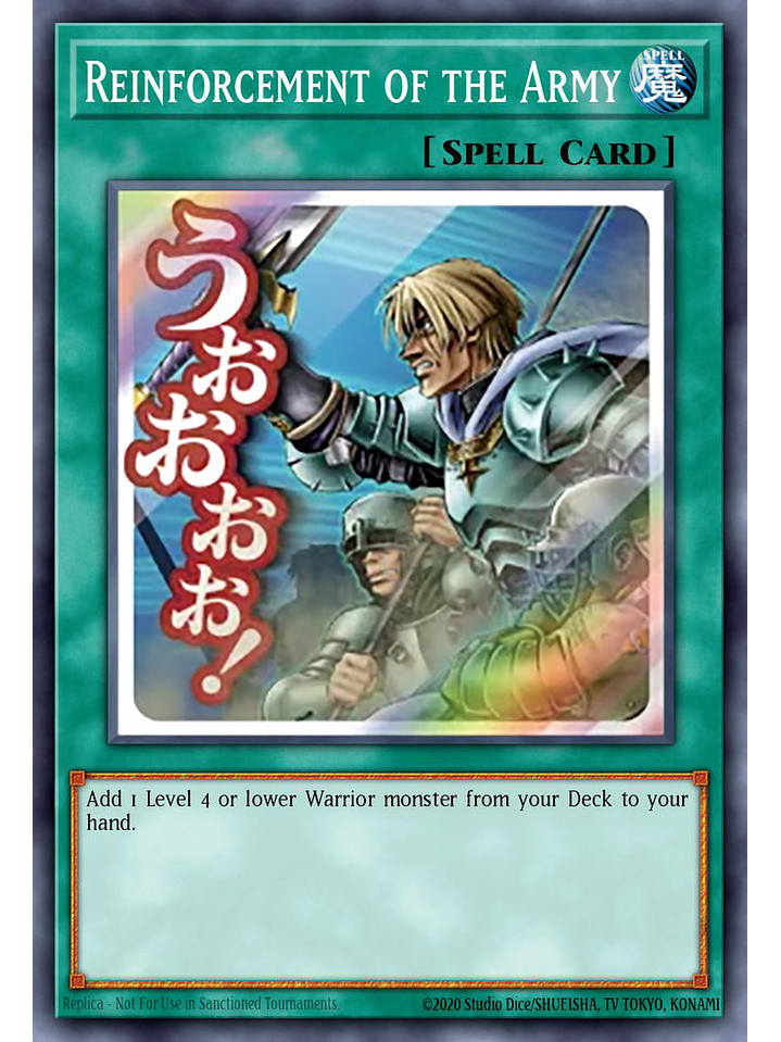 Reinforcement of the Army - RA05-EN113 - Starlight Rare 1st Edition 1