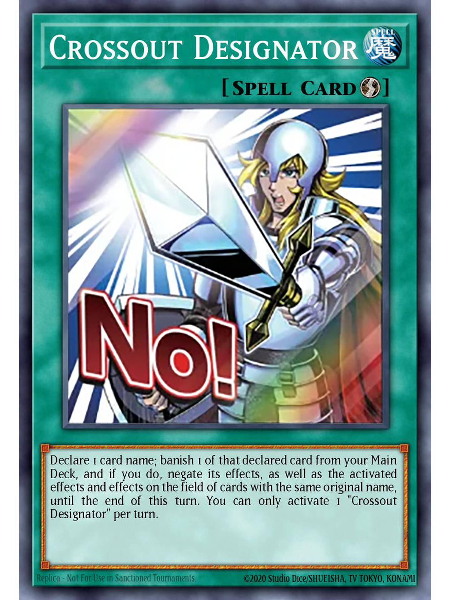 Crossout Designator - RA05-EN118 - Starlight Rare 1st Edition 1