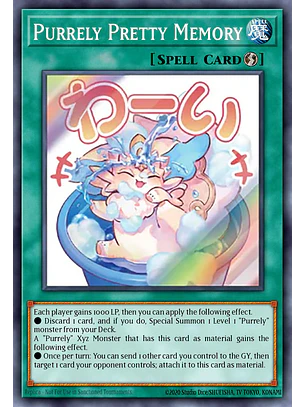 Purrely Pretty Memory - RA05-EN120 - Starlight Rare 1st Edition