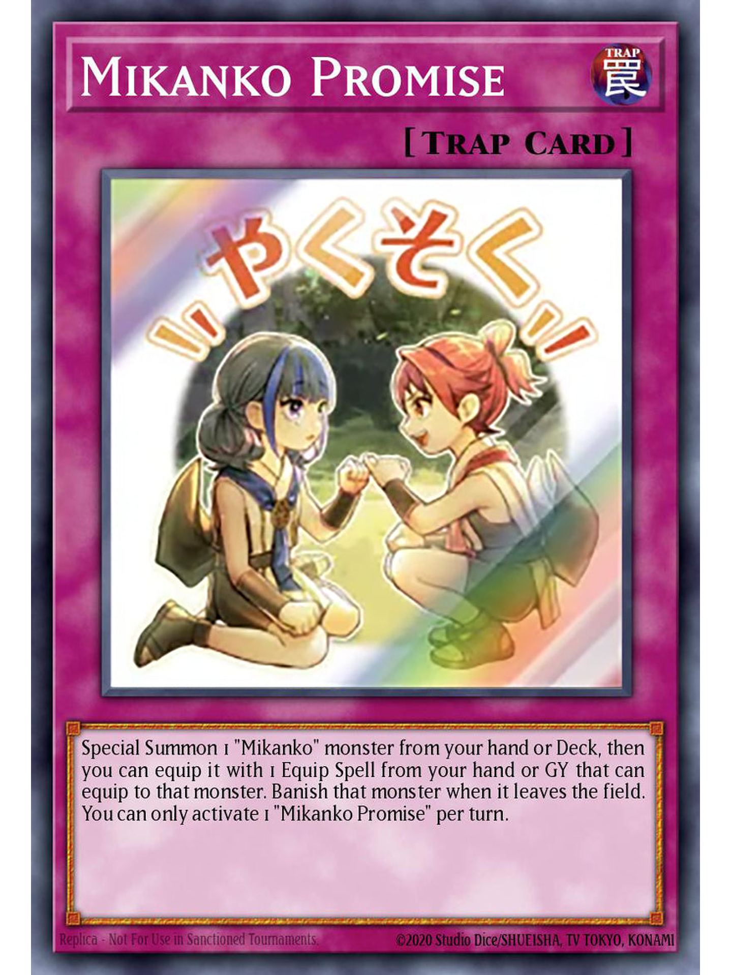 Mikanko Promise - RA05-EN127 - Starlight Rare 1st Edition 1