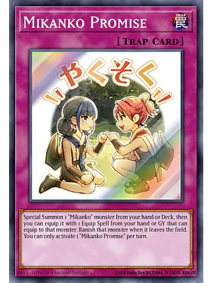 Mikanko Promise - RA05-EN127 - Starlight Rare 1st Edition