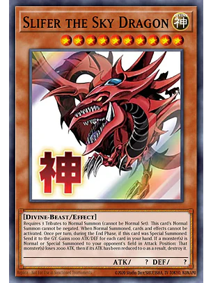 Slifer the Sky Dragon - RA05-EN128 - Starlight Rare 1st Edition