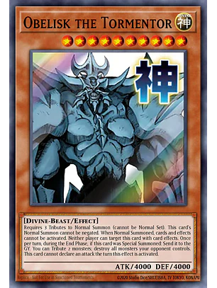 Obelisk the Tormentor - RA05-EN129 - Starlight Rare 1st Edition
