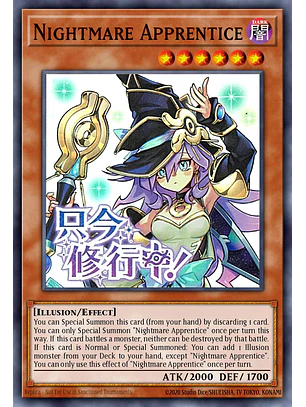 Nightmare Apprentice - RA05-EN135 - Starlight Rare 1st Edition