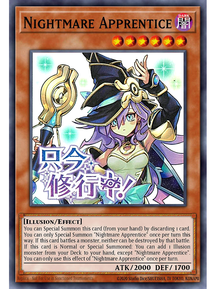Nightmare Apprentice - RA05-EN135 - Starlight Rare 1st Edition 1