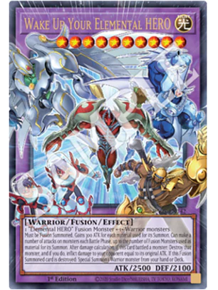 Wake Up Your Elemental HERO (extended art) - RA05-EN142 - Starlight Rare 1st Edition