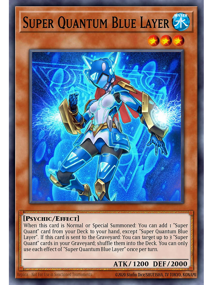 Super Quantum Blue Layer - RA05-EN009 - Ultimate Rare 1st Edition 1