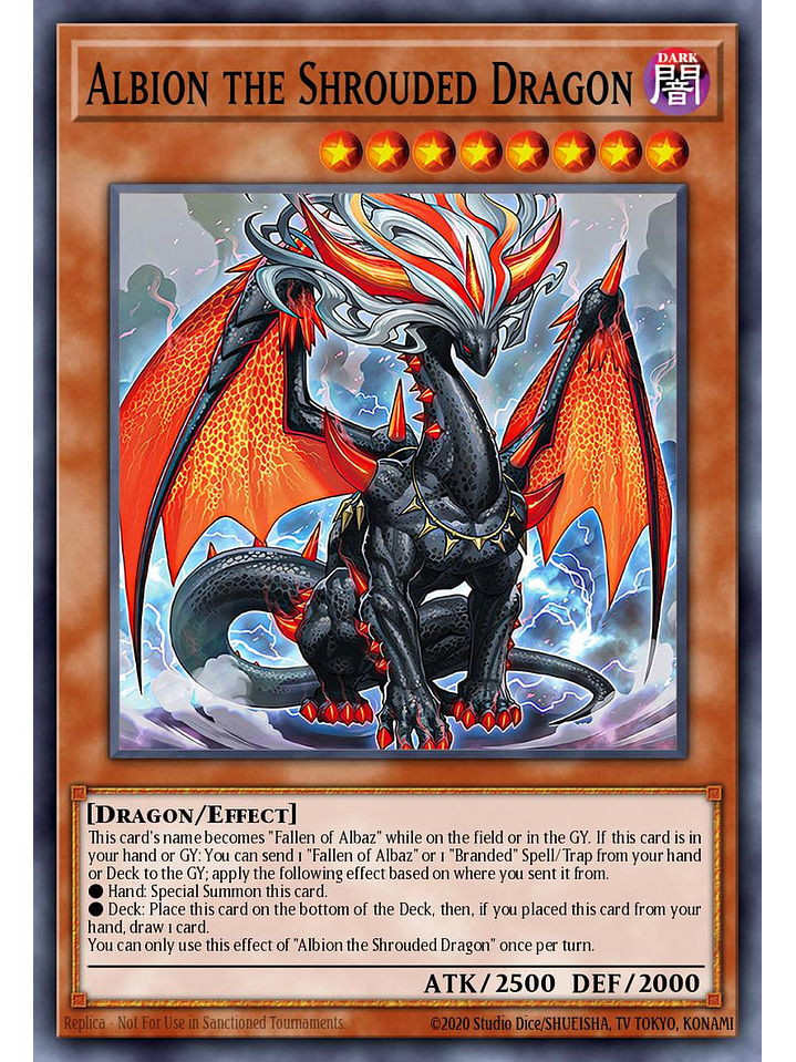 Albion the Shrouded Dragon - RA05-EN019 - Ultimate Rare 1st Edition 1