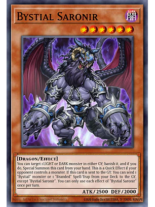 Bystial Saronir - RA05-EN023 - Ultimate Rare 1st Edition