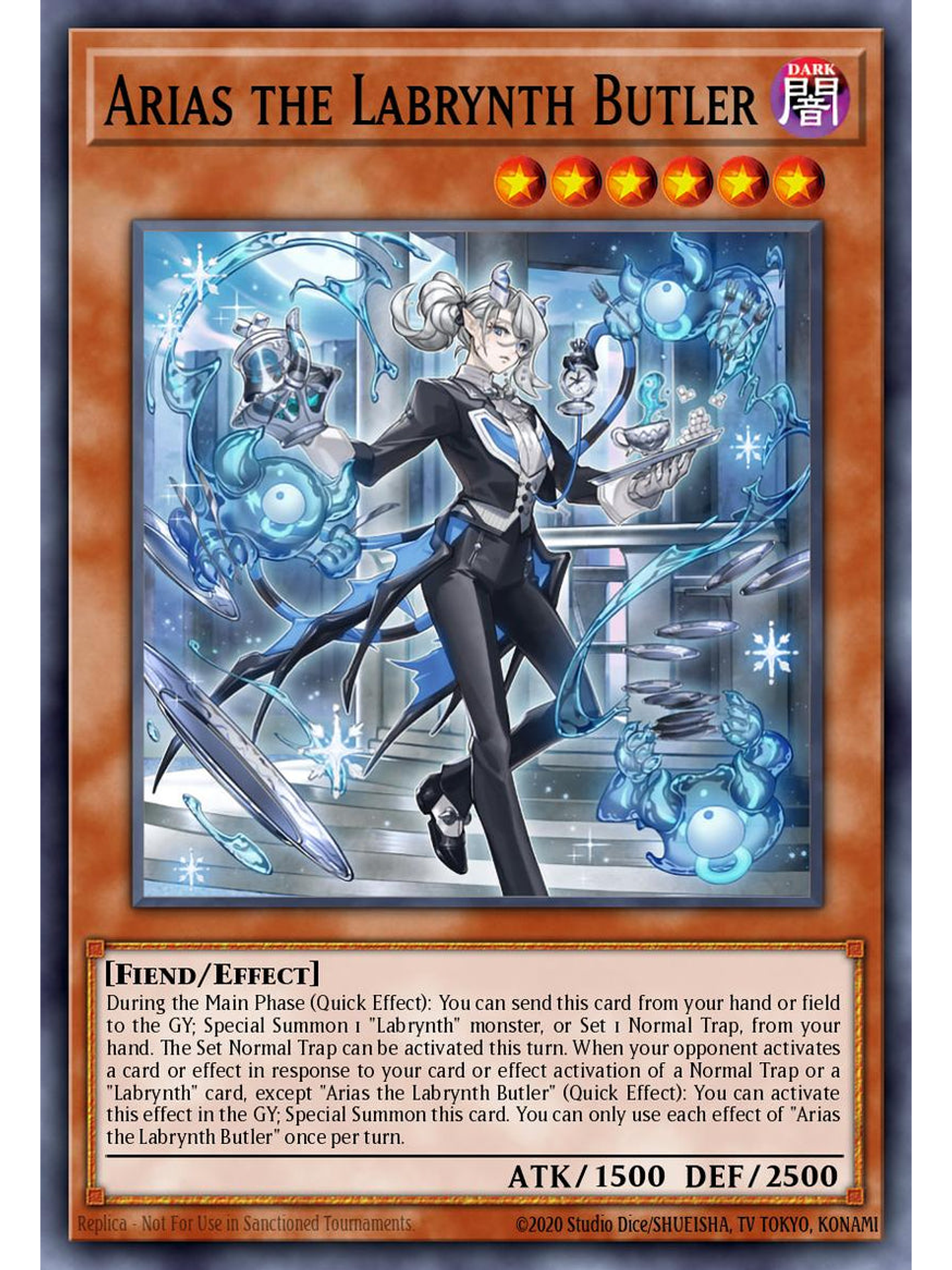 Arias the Labrynth Butler - RA05-EN028 - Ultimate Rare 1st Edition 1