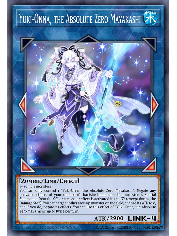 Yuki-Onna, the Absolute Zero Mayakashi - RA05-EN057 - Ultimate Rare 1st Edition 1
