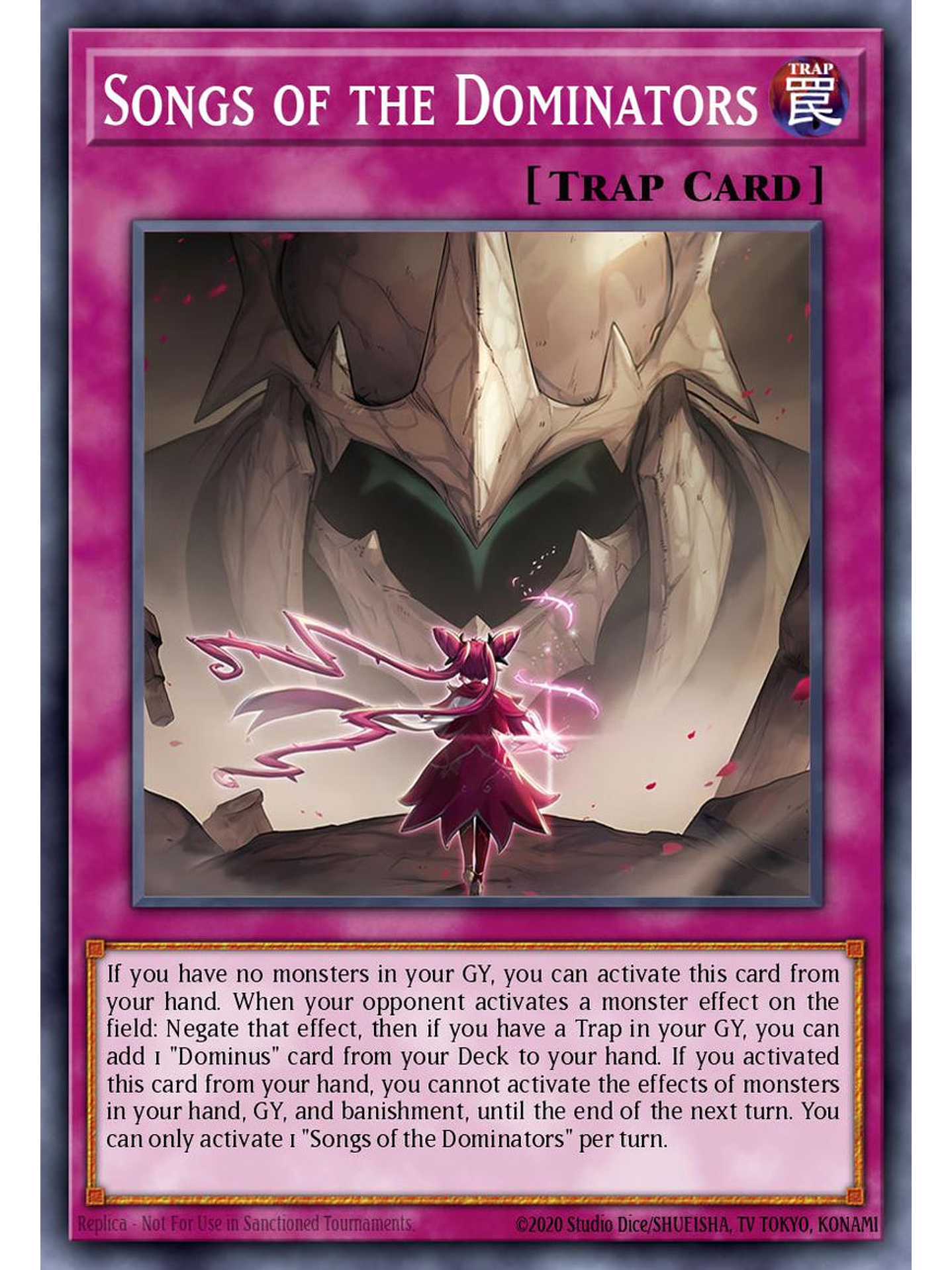 Songs of the Dominators - RA05-EN081 - Ultimate Rare 1st Edition 1