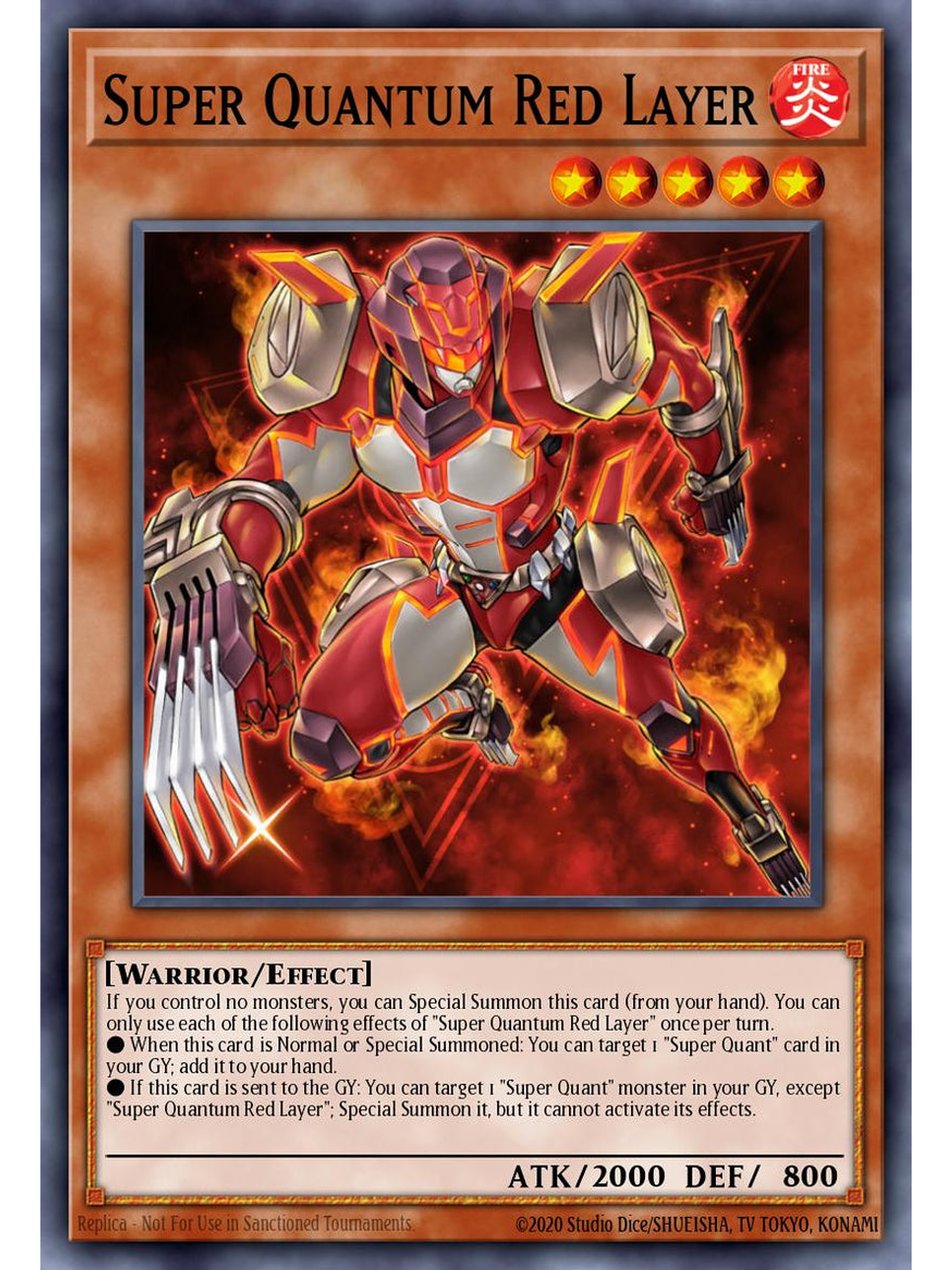 Super Quantum Red Layer - RA05-EN008 - Collector's Rare 1st Edition 1