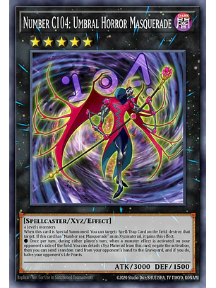 Number C104: Umbral Horror Masquerade - RA05-EN046 - Collector's Rare 1st Edition