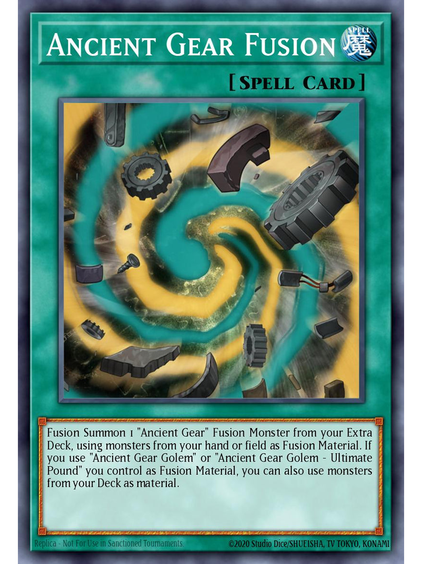 Ancient Gear Fusion - RA05-EN063 - Collector's Rare 1st Edition 1