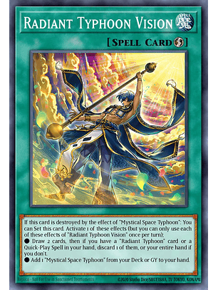 Radiant Typhoon Vision - RA05-EN075 - Collector's Rare 1st Edition