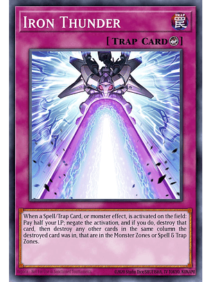 Iron Thunder - RA05-EN079 - Collector's Rare 1st Edition
