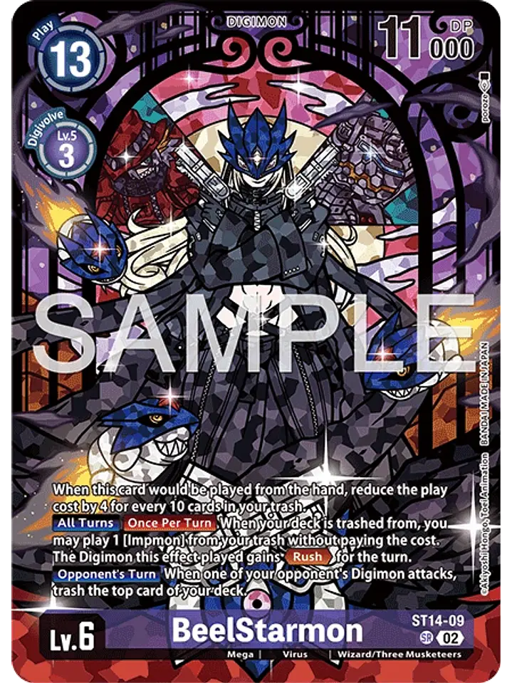 ST14-09 (Alternate Art) BeelStarmon 1