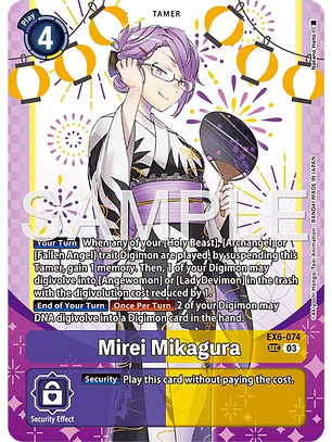 EX6-074 (Alternate Art) Mirei Mikagura